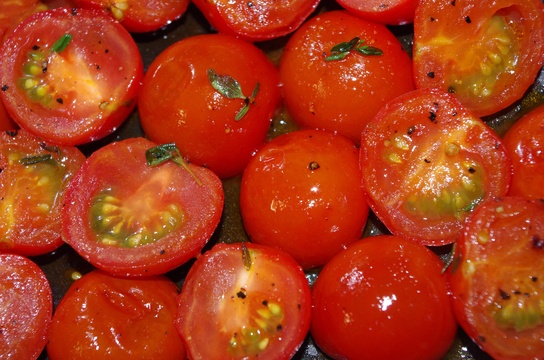 Spicey fried Tomatoes